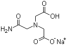 结构式 CAS# 7415-22-7, N-(2-乙酰胺基)-2-亚氨基二乙酸单钠盐; ADA 单钠盐