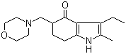Molindone molecular structure (CAS 7416-34-4)