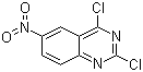 结构式 CAS# 74173-77-6, 2,4-二氯-6-硝基喹唑啉