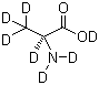 L-Alanine-D7 molecular structure (CAS 74280-71-0)