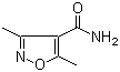 结构式 CAS# 74356-30-2, 3,5-二甲基-4-异恶唑甲酰胺
