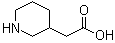 3-Piperidineacetic acid molecular structure (CAS 74494-52-3)