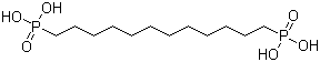 1,12-Dodecanebisphosphonic acid molecular structure (CAS 7450-59-1)