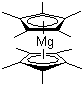 Bis(pentamethylcyclopentadienyl)magnesium molecular structure (CAS 74507-64-5)