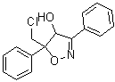 5-(Chloromethyl)-4,5-dihydro-3,5-diphenyl-4-isoxazolol molecular structure (CAS 7462-78-4)