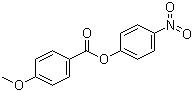 4-Nitrophenyl 4-methoxybenzoate molecular structure (CAS 7464-46-2)