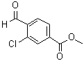 3-Chloro-4-formylbenzoic acid methyl ester molecular structure (CAS 74733-26-9)