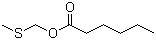Methylthiomethyl hexanoate molecular structure (CAS 74758-91-1)