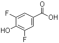3,5-Difluoro-4-hydroxybenzoic acid molecular structure (CAS 74799-63-6)
