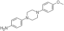 1-(4-Aminophenyl)-4-(4-methoxyphenyl)piperazine molecular structure (CAS 74852-62-3)