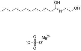 Magnesium sulfate molecular structure (CAS 7487-88-9)