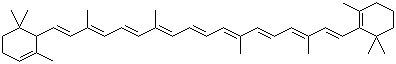 structure of CAS# 7488-99-5, Carotene;R(+)-alpha-Carotene