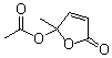 5-(乙酰氧基)-5-甲基-2(5H)-呋喃酮分子结构 (CAS 74982-59-5)