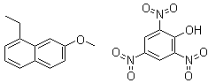 1-Ethyl-7-methoxynaphthalene picrate molecular structure (CAS 7508-08-9)