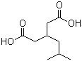 3-Isobutylglutaric acid molecular structure (CAS 75143-89-4)
