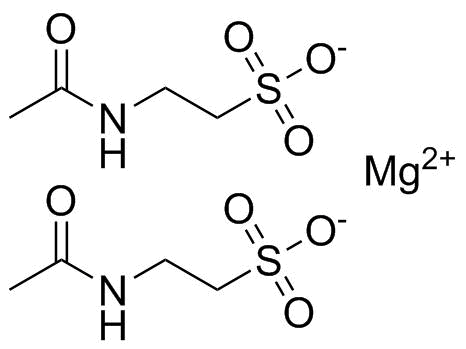 Magnesium bis(2-acetamidoethanesulfonate) molecular structure (CAS 75350-40-2)