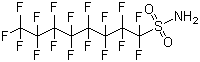 structure of CAS# 754-91-6, Perfluorooctanesulfonamide;N-Ethyl-1,1,2,2,3,3,4,4,5,5,6,6,7,7,8,8,8-heptadecafluoro-1- octanesulfonamide