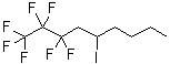 1,1,1,2,2,3,3-七氟-5-碘壬烷分子结构 (CAS 755-48-6)