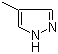 4-Methylpyrazole molecular structure (CAS 7554-65-6)