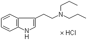 N,N-二丙基色胺盐酸盐分子结构 (CAS 7558-73-8)