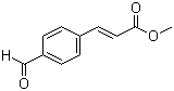 Methyl 4-formylcinnamate molecular structure (CAS 7560-50-1)