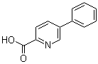 5-Phenyl-2-pyridinecarboxylic acid molecular structure (CAS 75754-04-0)