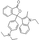 3-[4-(Diethylamino)phenyl]-3-(1-ethyl-2-methyl-1H-indol-3-yl)-1(3H)-isobenzofuranone molecular structure (CAS 75805-17-3)