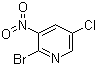 2-Bromo-5-chloro-3-nitropyridine molecular structure (CAS 75806-86-9)