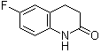 3,4-Dihydro-6-fluoro-2(1H)-quinolinone molecular structure (CAS 75893-82-2)