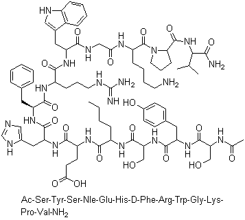 结构式 CAS# 75921-69-6, 美拉诺坦