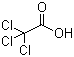 结构式 CAS# 76-03-9, 三氯乙酸