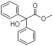 structure of CAS# 76-89-1, Methyl benzilate;2-Hydroxy-2,2-diphenylacetic acid methyl ester