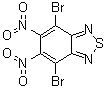 4,7-Dibromo-5,6-dinitrobenzo[c][1,2,5]thiadiazole molecular structure (CAS 76186-72-6)