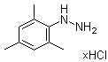 结构式 CAS# 76195-82-9, 2,4,6-三甲基苯基肼盐酸盐