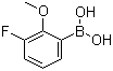 3-Fluoro-2-methoxyphenylboronic acid molecular structure (CAS 762287-59-2)