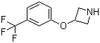 structure of CAS# 76263-23-5, 3-(3-Trifluoromethylphenoxy)azetidine
