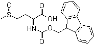 Fmoc-L-methionine sulfoxide molecular structure (CAS 76265-70-8)