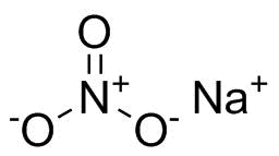 硝酸钠分子结构 (CAS 7631-99-4)