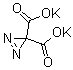 3H-Diazirine-3,3-dicarboxylic acid dipotassium salt molecular structure (CAS 76429-97-5)