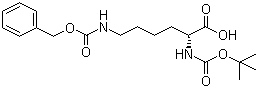 N-Boc-N'-Cbz-D-lysine molecular structure (CAS 76477-42-4)