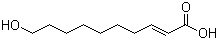 structure of CAS# 765-01-5, 10-Hydroxy-2-decenoic acid