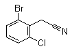 2-Bromo-6-chlorobenzeneacetonitrile molecular structure (CAS 76574-39-5)