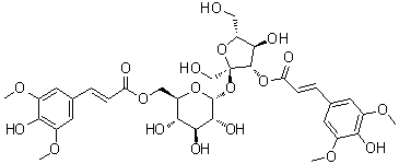 3',6-Disinapoylsucrose molecular structure (CAS 76656-80-9)