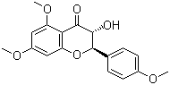 structure of CAS# 76792-94-4, (2R,3R)-2,3-Dihydro-3-hydroxy-5,7-dimethoxy-2-(4-methoxyphenyl)-4H-1-benzopyran-4-one