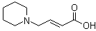 (2E)-4-(1-Piperidinyl)-2-butenoic acid molecular structure (CAS 768341-84-0)