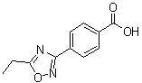4-(5-Ethyl-1,2,4-oxadiazol-3-yl)benzoic acid molecular structure (CAS 769132-76-5)