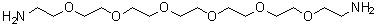 structure of CAS# 76927-70-3, 3,6,9,12,15,18-Hexaoxaeicosane-1,20-diamine