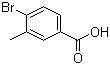 4-Bromo-3-methylbenzoic acid molecular structure (CAS 7697-28-1)