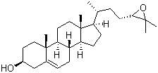 (24S)-24,25-Epoxycholestero molecular structure (CAS 77058-74-3)