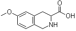 6-Methoxy-1,2,3,4-tetrahydroisoquinoline-3-carboxylic acid molecular structure (CAS 77140-86-4)